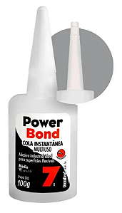Adesivo instantâneo Power Bond N.7 100G