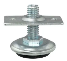 Sapata Niveladora 1/4" X 35mm c/ Chapa Zincada