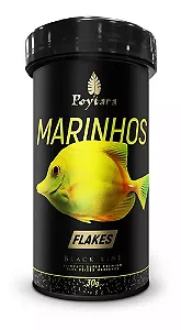 Ração Poytara blackline marinhos Flocos 30g