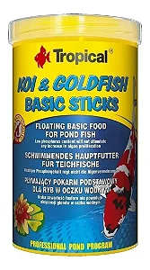 Ração Koi & Goldfish Colour Sticks - Balde 430g