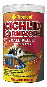 Ração Tropical Cichlid Carnivore Small Pellet - Pote 90g