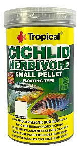 Ração Tropical Cichlid Herbivore Small Pellet 90g
