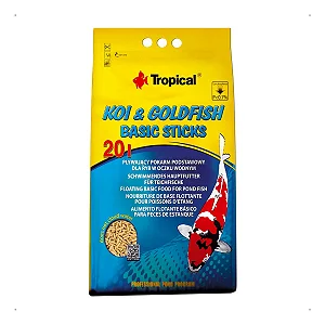 Ração Tropical Koi & Goldfish Basic Sticks - Bag 90g