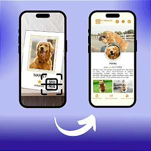 Pet Memory Tag - Bronze