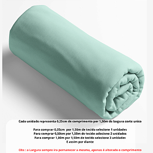 Tecido Tricoline Liso  Verde Bebe 100% algodão pré lavado