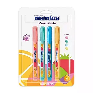 Marca Texto Compactor Mentos - Pc 4 uni.