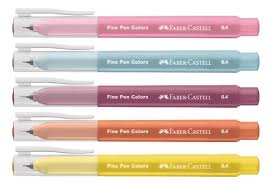 Caneta Faber Castell Fine pen 0.4 Aromas - cx 5 uni