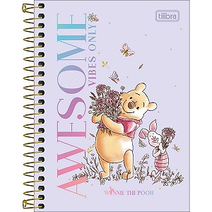 Caderno Universitário Connect 10 Matérias Pooh - Awesome