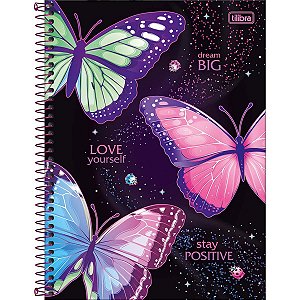 Caderno Espiral Universitário 1 Matérias Daisy 80 Folhas - Tilibra (Opc 2)