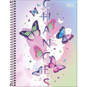 Caderno Espiral Universitário 1 Matérias Daisy 80 Folhas - Tilibra (Opc 3)
