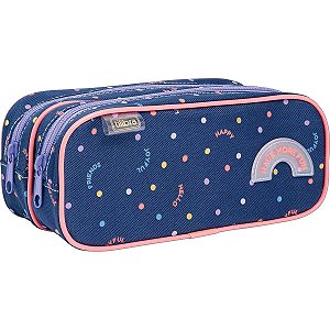 Estojo Duplo Grande Académie Dots Tilibra - 1 Uni