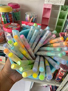 Marca texto com Glitter - 2 cores