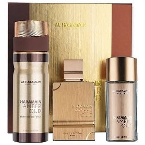 Kit Al haramain Amber oud gold edition extrait