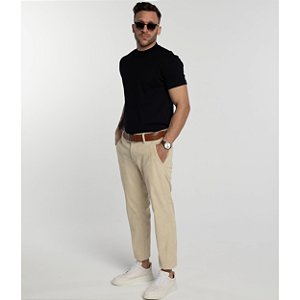 Calça Alfaiataria Cotelê Aveia