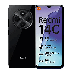 Smartphone Xiaomi Redmi 14C 256GB 8GB Ram 4G Global Preto