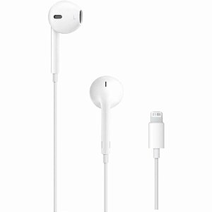 Fone Apple Earpods com Conector Lightning MMTN2ZM/A para Iphone 7, 8, X, 11, 12, 13, 14, 14 PLUS, 14 PRO e iPho