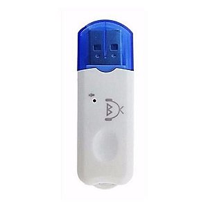 Transmissor Dongle Receptor de Áudio Bluetooth USB pra Som de Carro