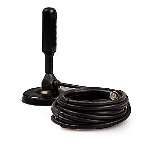 Antena Digital HDTV Interna 3.5 DBI c/ cabo de 5 Metros