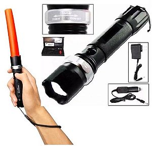 Lanterna Tática Police Multifuncional SOS LED AD SWAT ZOOM 990000W Q5