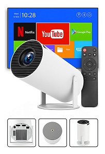 Mini Projetor Portátil 4K Android Full HD Wifi