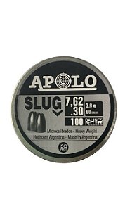 Chumbinho Apolo Slug Cal.30n 7,62mm 100un