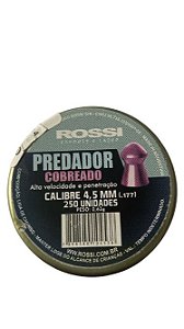 Chumbinho Rossi Predador Cobreado Cal177 4.5mm 250un