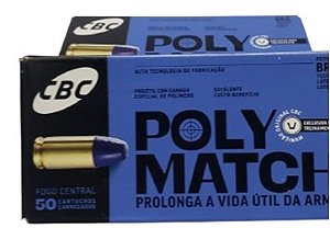 MUNIÇÃO CBC 9MM LUGER LPC 124GR POLYMATCH C