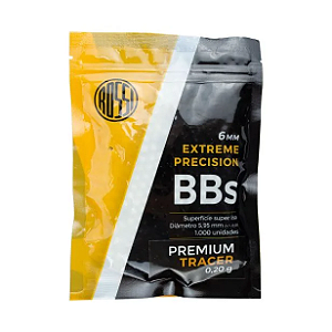 Airsoft BBs Tracer 0.20 Rossi 1000 Unidades