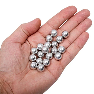 ESFERA ALUMINIO 12.4MM/ .50 (ATIRADEIRA (50 UND)