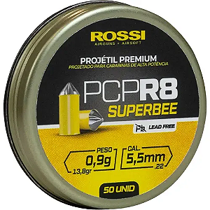 PROJETIL PREMIUM ROSSI PCP R8 5,5MM (50 UN)