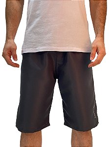 Bermuda de Tactel Chumbo