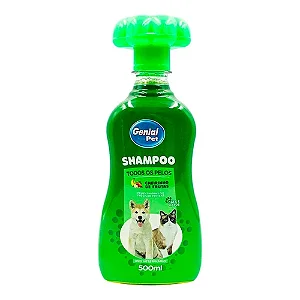 SHAMPOO GENIAL PET P/ CÃES E GATOS TODOS OS PELOS 500ML