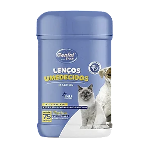 LENÇOS UMEDECIDOS MACHOS GENIAL PET
