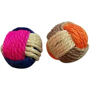 BRINQUEDO EM SISAL BOLINHA ARRANHADOR PARA GATO