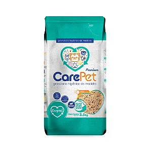GRANULADO DE MADEIRA HIGIÊNICO CARE PET- 2,5KG