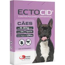 ECTOCID CONTRA  PULGAS E CARRAPATOS PARA CÃES 10KG A 20KG