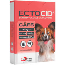 ECTOCID CONTRA  PULGAS E CARRAPATOS PARA CÃES ATÉ 10KG