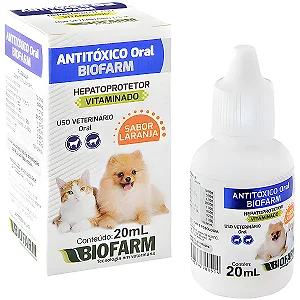ANTITÓXICO PARA CÃES E GATOS BIOFARM