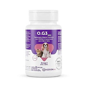 SUPLEMENTO MINERAL VITAMINICO O.G3 500