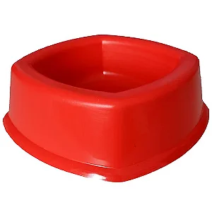 Comedouro de PVC para Cães e Gatos 800ml COR-Aleatória