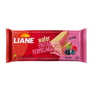 Wafer Sabor Frutas Vermelhas 90G - LIANE