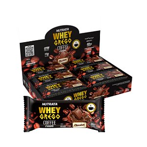 Barra Whey GREGO Coffee Chocolate 12 X 40G - NUTRATA