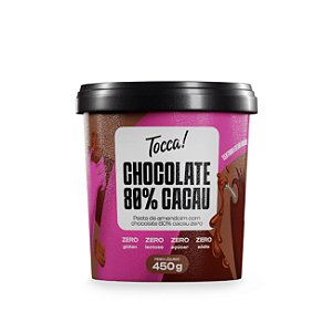 Pasta Amendoim Chocolate 80% Cacau Zero 420g - TOCCA