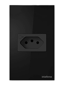 Tomada Inteligente  10A WIFI IZY SMART ETS 1001 PRETA INTELBRAS