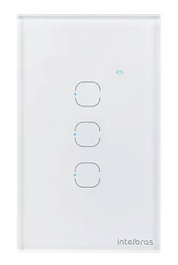 Interruptor SMART ZIGBEE TOUCH 3 BRANCO EZS 1003 INTELBRAS