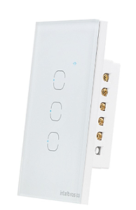 Interruptor Inteligente IZY SMART WIFI TOUCH 3 TECLAS MIS 1003 BRANCO INTELBRAS