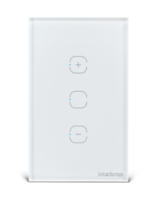 Interruptor Dimmer TOUCH WI-FI EWS 1101 3 TECLAS BRANCO INTELBRAS