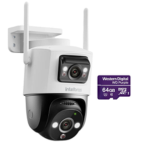 Câmera MIBO 360° WIFI IM9+ FULL COLOR COM MICRO SD 64GB INTELBRAS