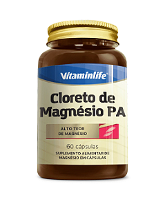 Cloreto de Magnésio PA - Vitaminlife (60 Cápsulas)