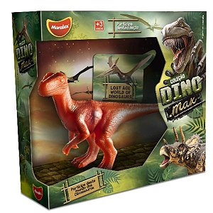 Dinossauro Word Velociraptor Vinil na Caixa